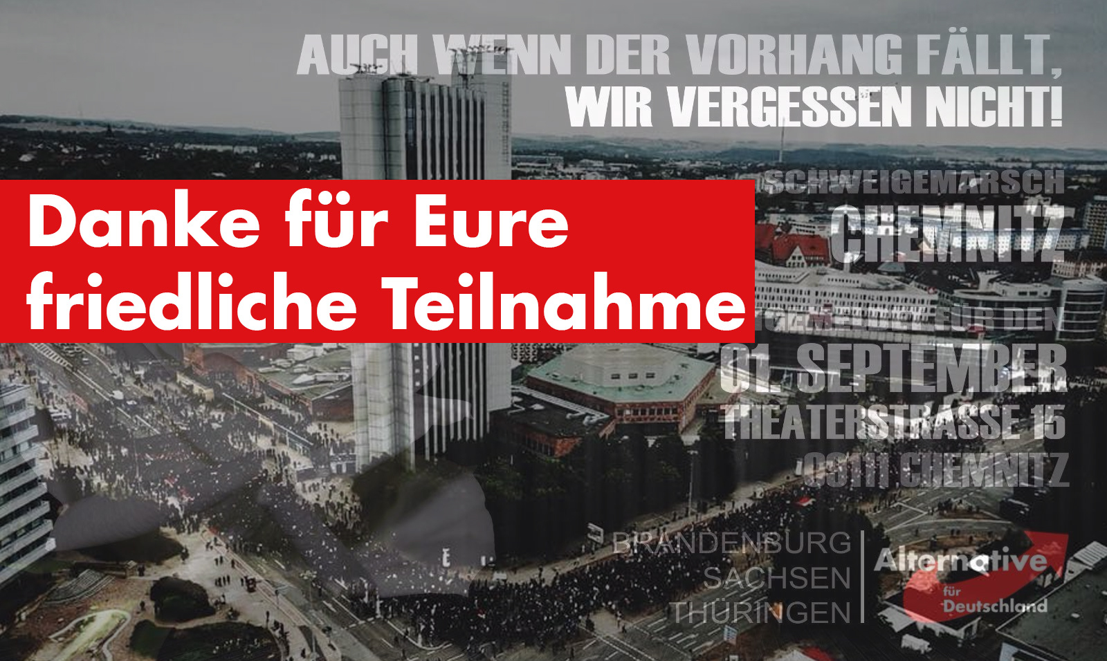 Friedlicher Protest in Chemnitz