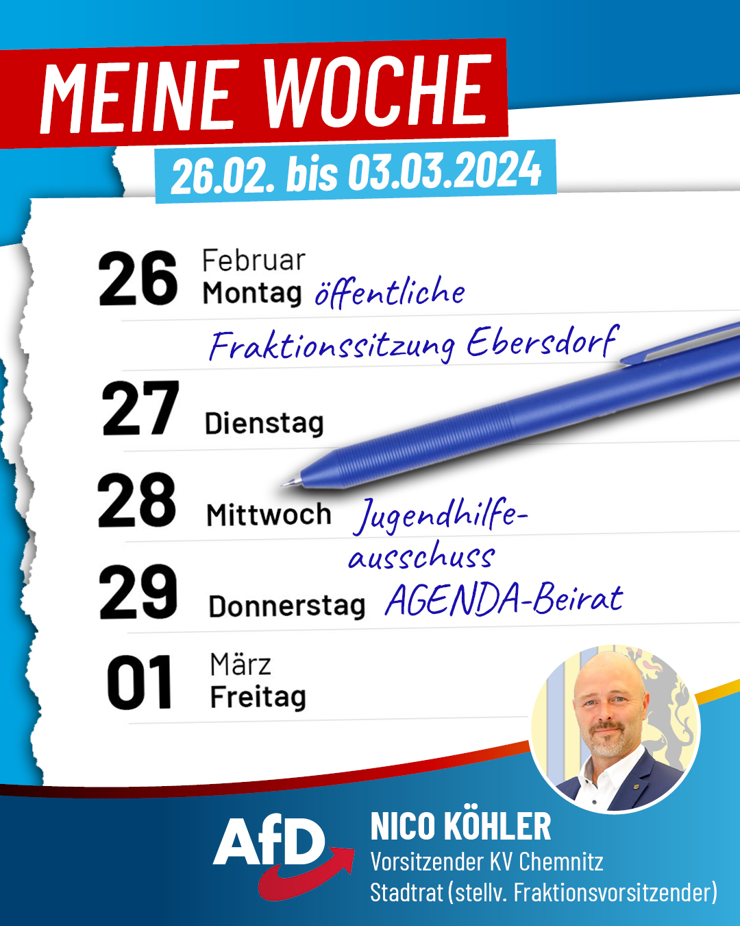 Meine Woche im Ehrenamt vom 26.02.-03.03.2024: