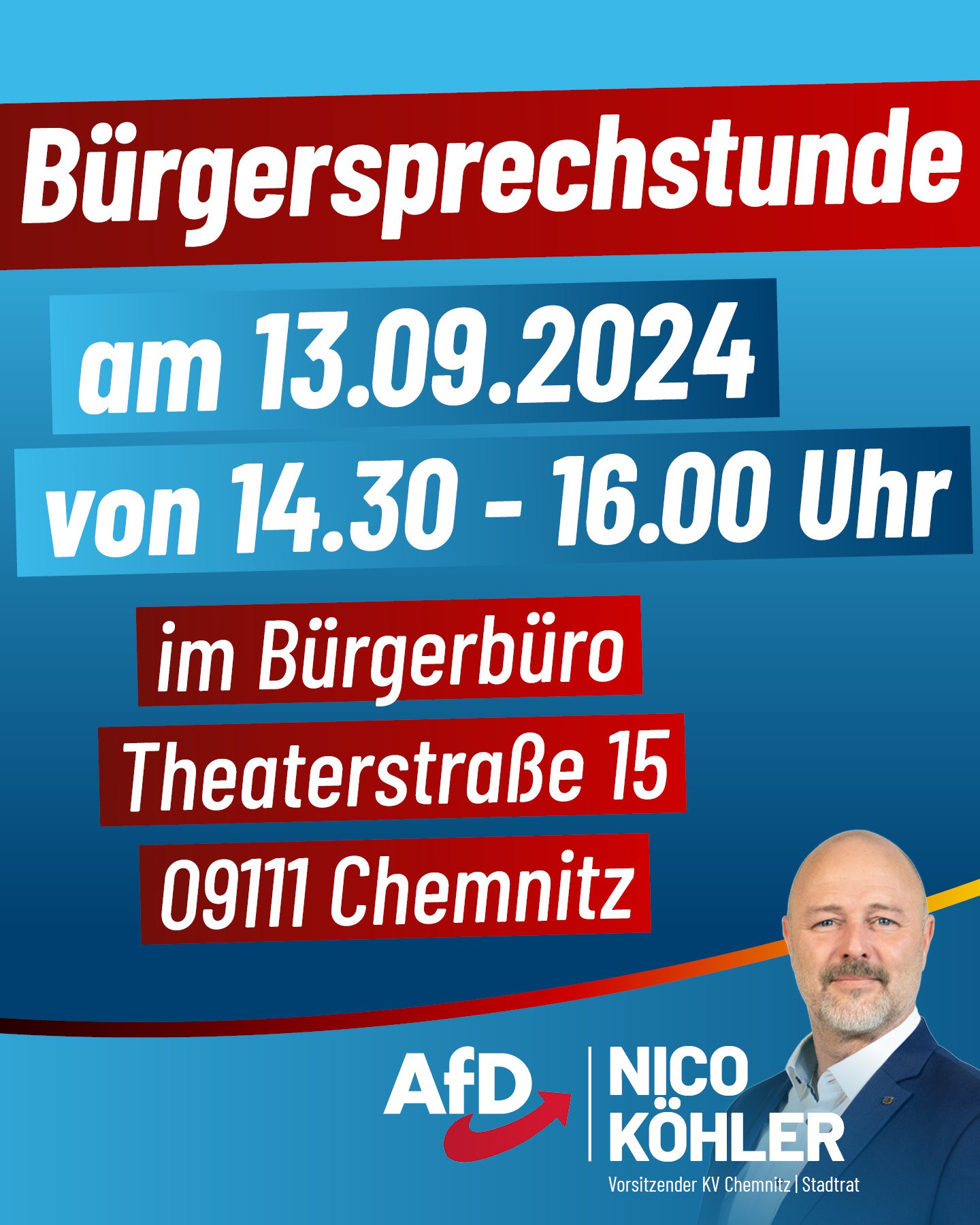 Bürgersprechstunde 13. September 2024