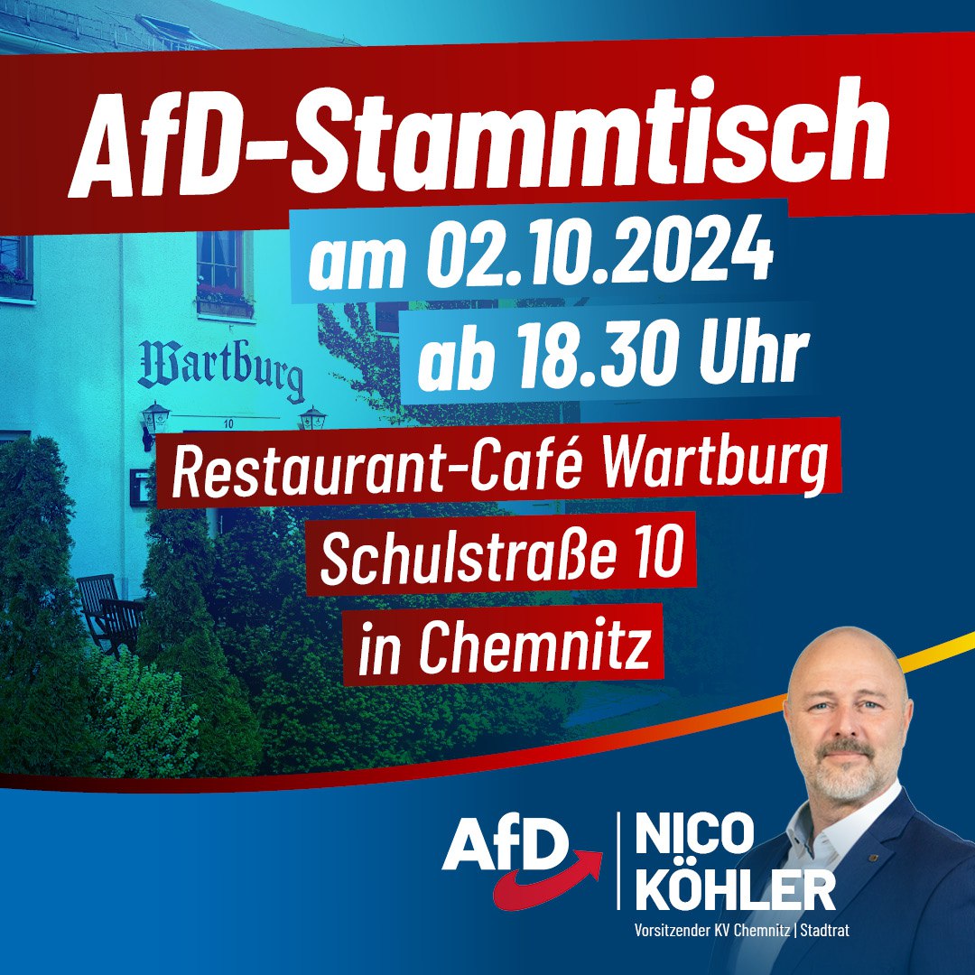 AfD Stammtisch am 02. Oktober 2024