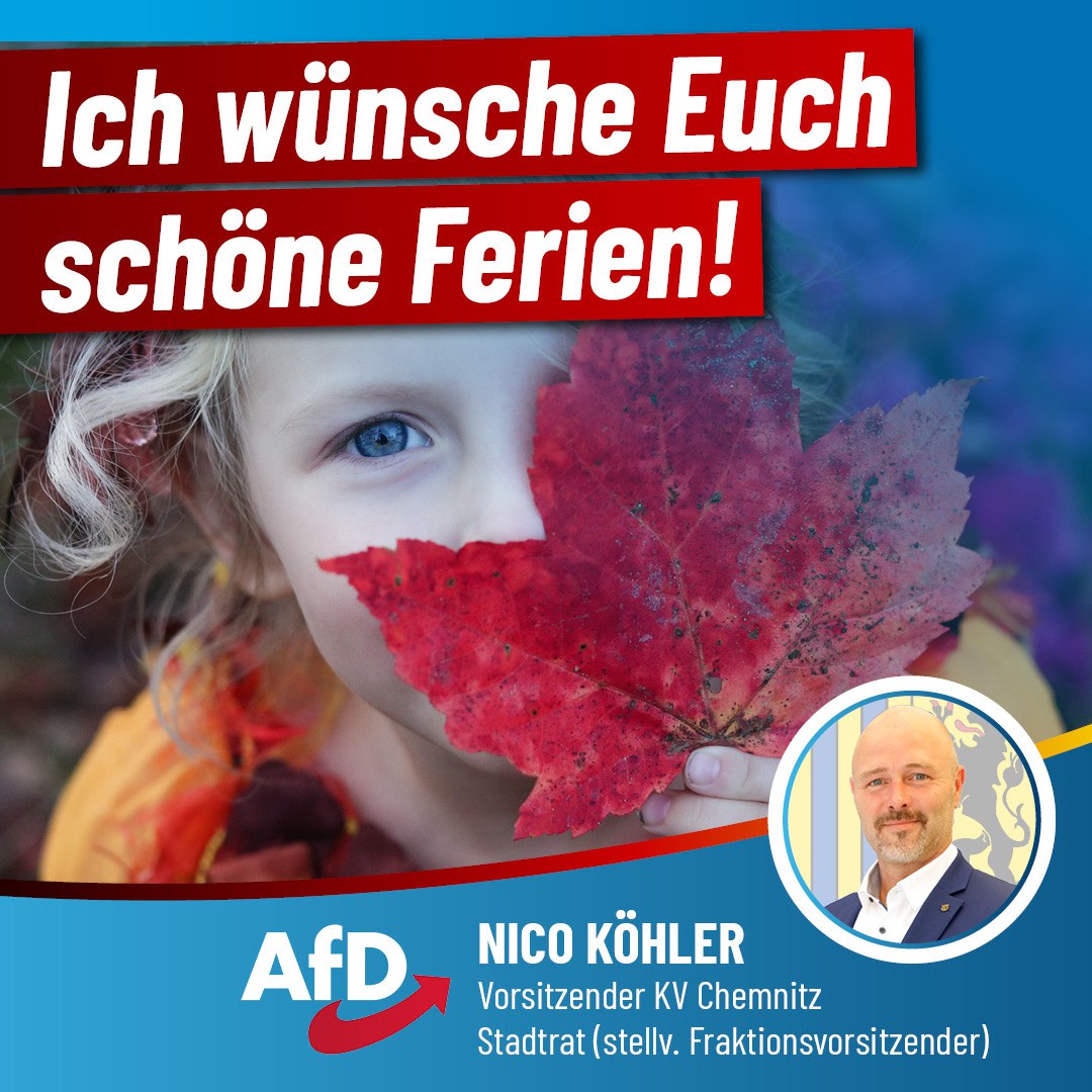 Ich wünsche Euch schöne Herbstferien
