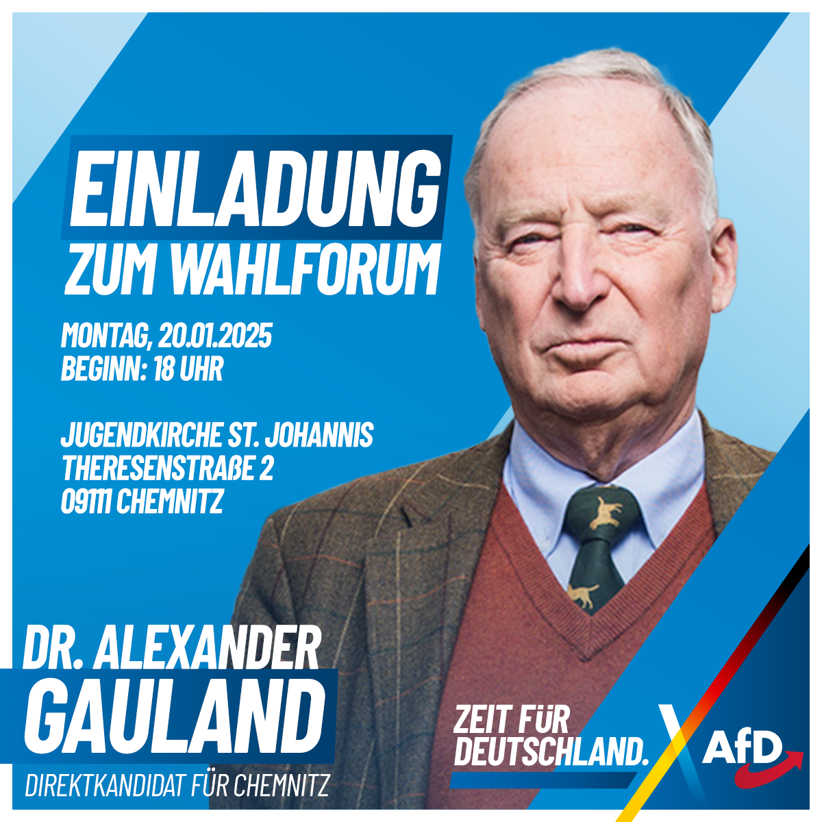 Wahlforum-Einladung